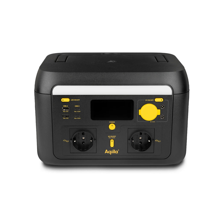 POWERTEC S600V2 station d'énergie portable 600W 512Wh