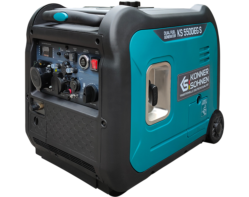 Könner & Söhnen DUAL FUEL KS 5500iEG S groupe inverter essence gaz