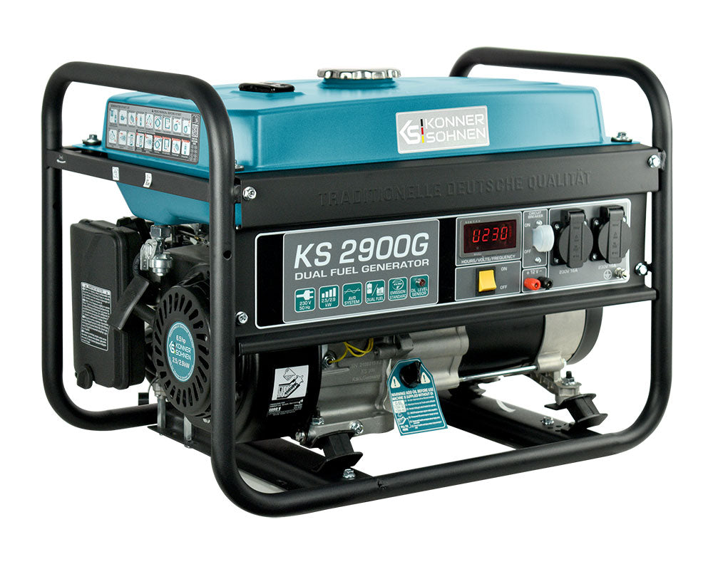 Könner & Söhnen KS 2900G Groupe dual fuel gaz-essence