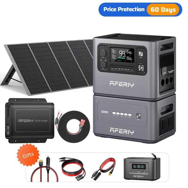 AFERIY P280 kit générateur solaire 4096Wh + 400W