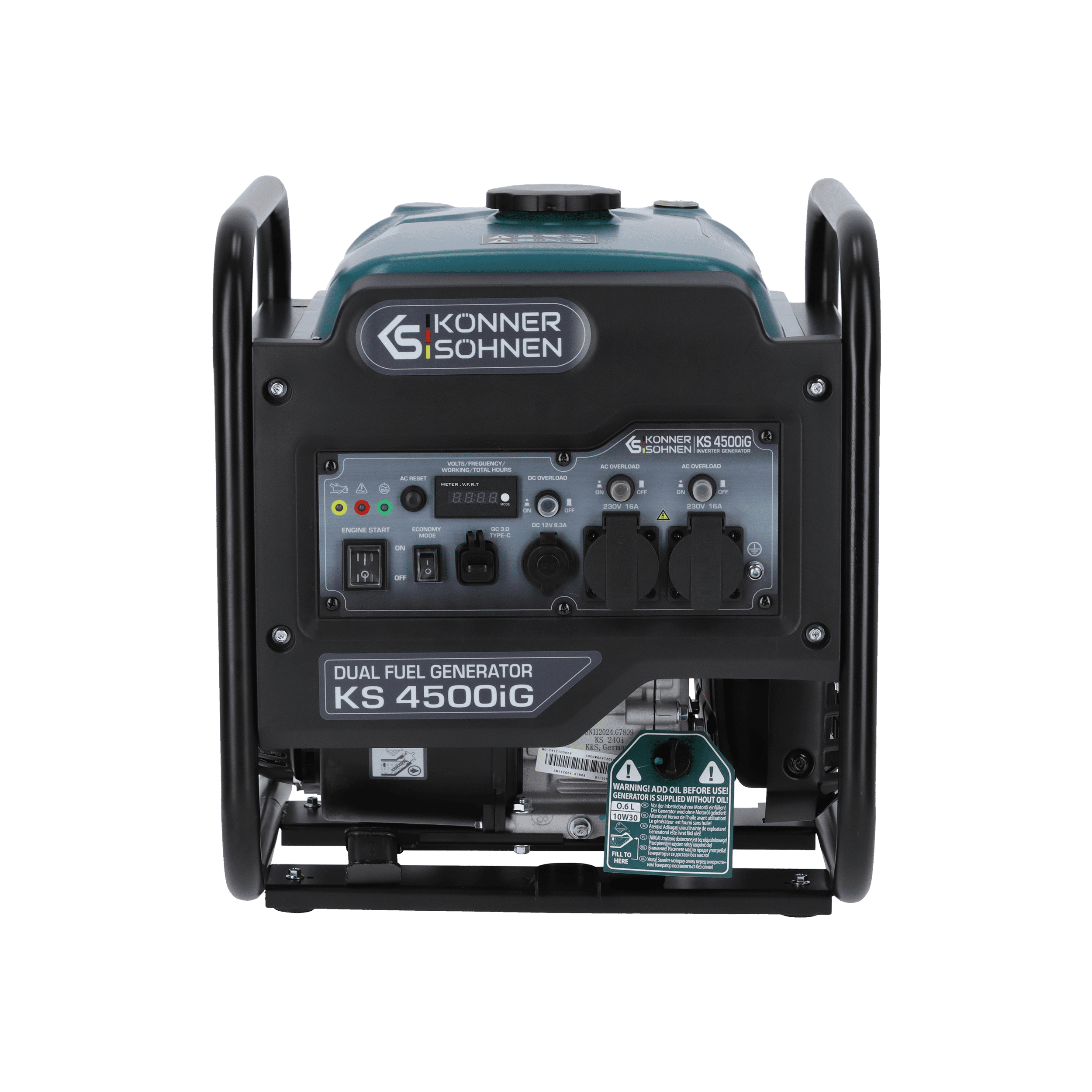 Könner & Söhnen KS 4500iG groupe électrogène inverter bi-carburant
