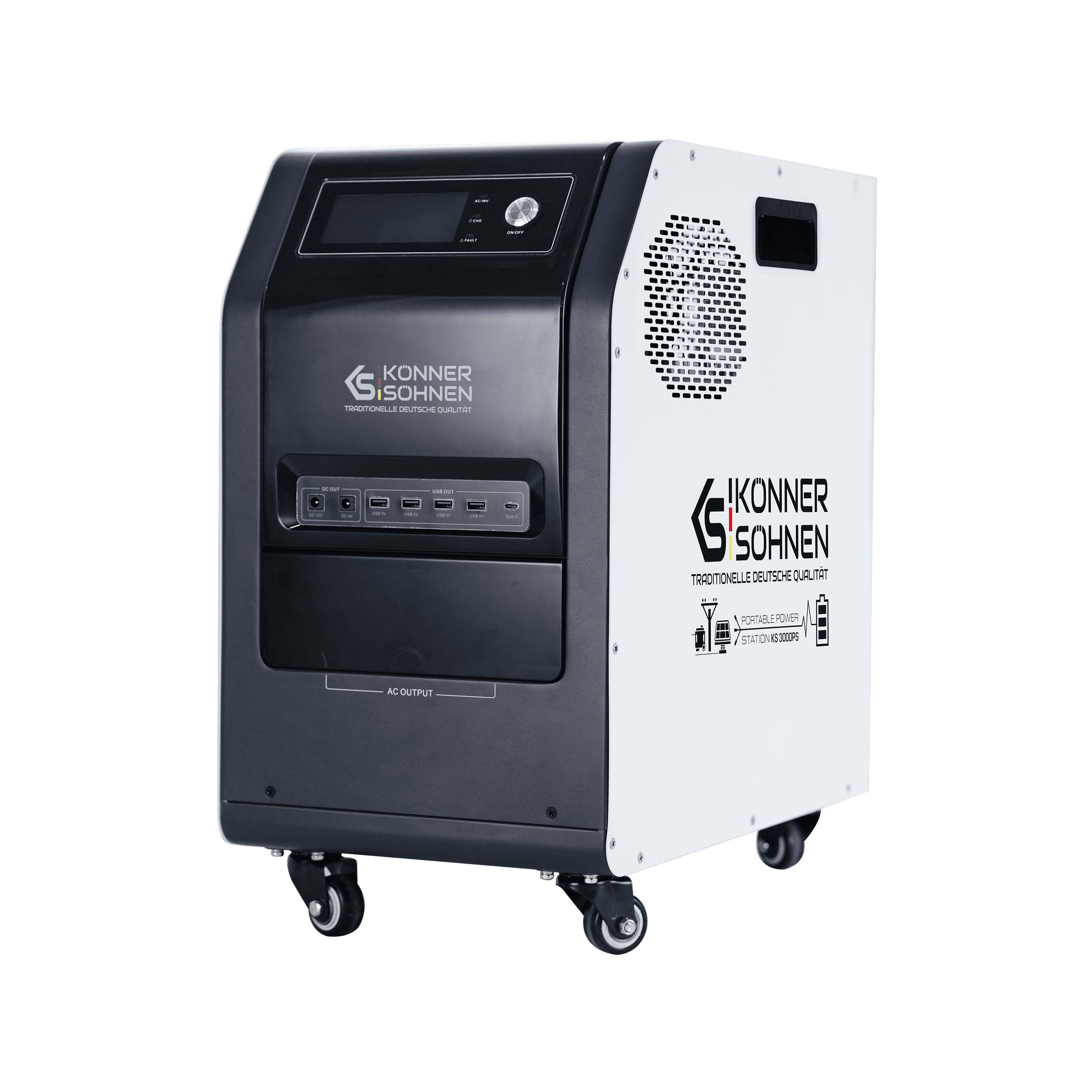 Könner KS 3000PS Station 3-en-1 Hybride 3,2kWh UPS