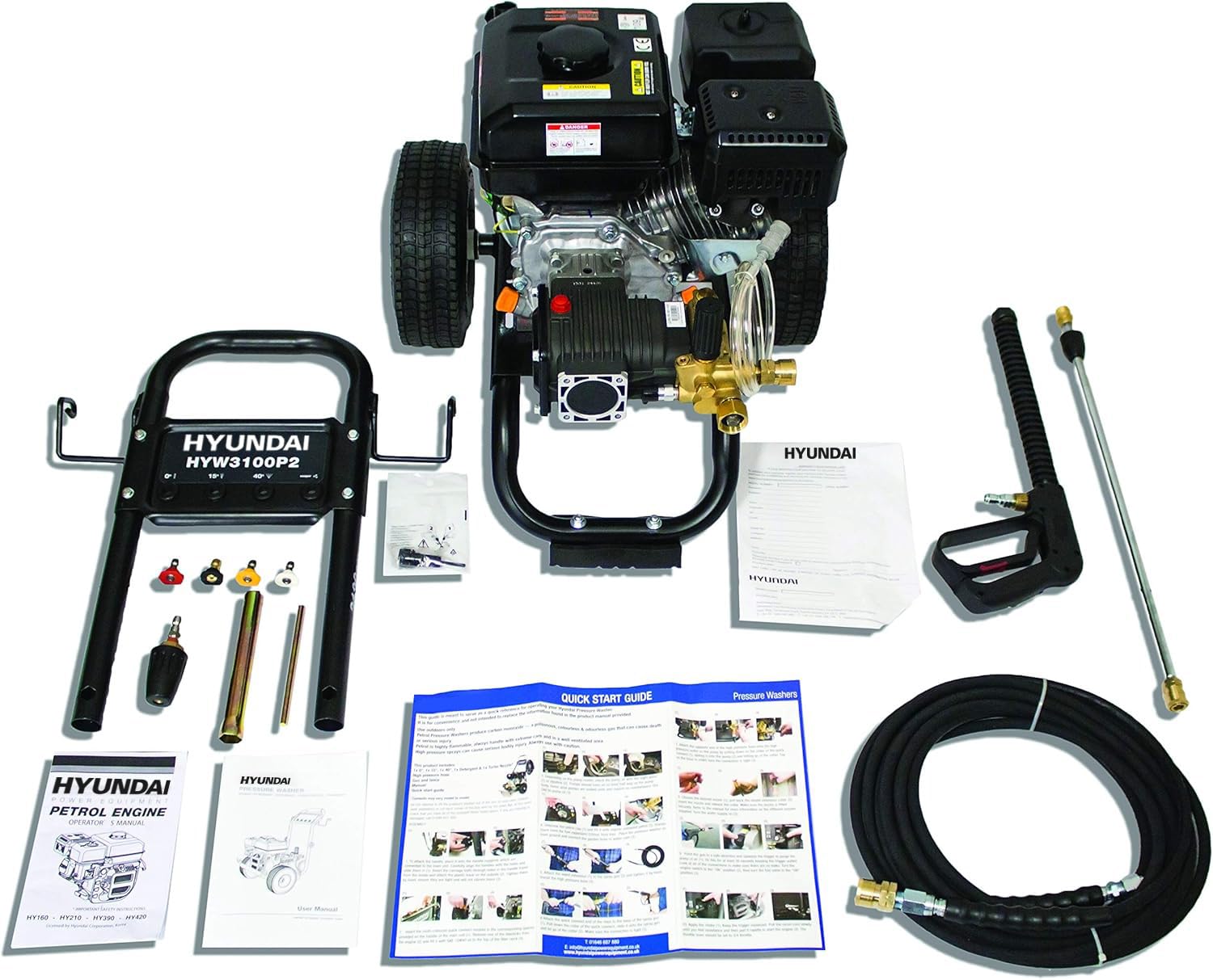Hyundai HYW3100P2 nettoyeur haute pression essence 212 cc 3100 PSI