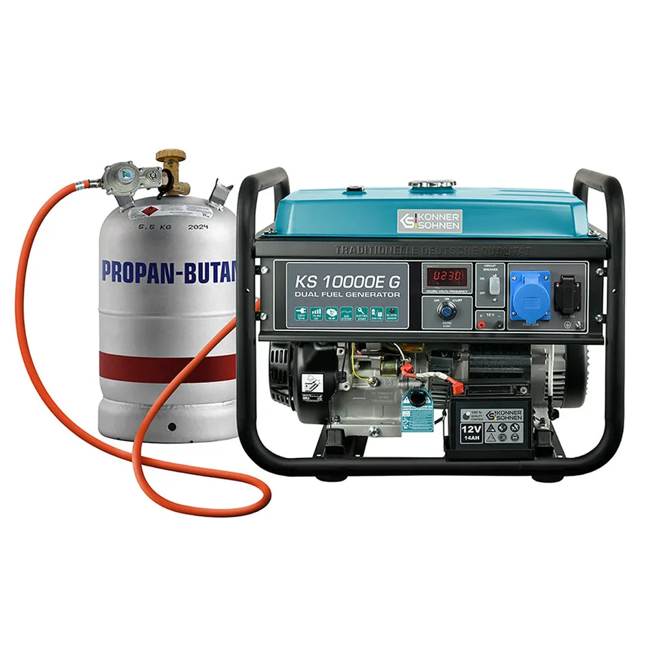 Könner & Söhnen KS 10000E G groupe gaz-essence 8 kW