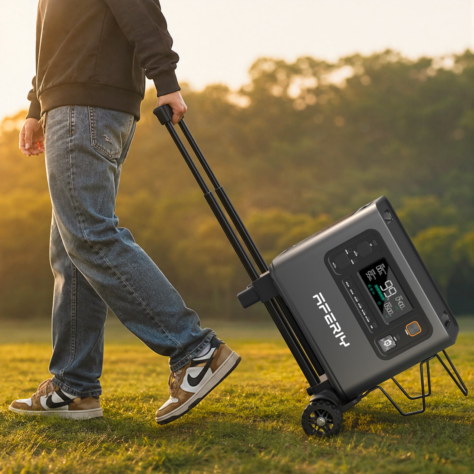 AFERIY P300 P280 P210 Chariot pliable station énergie