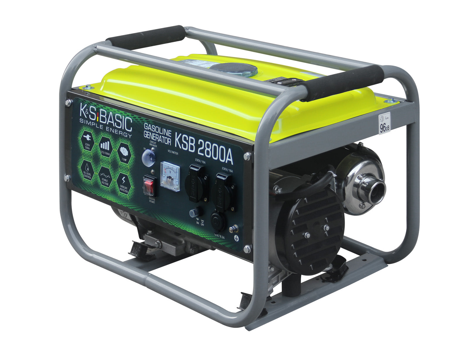 K&S BASIC KSB 2800A groupe électrogène essence 2,8 kW manuel