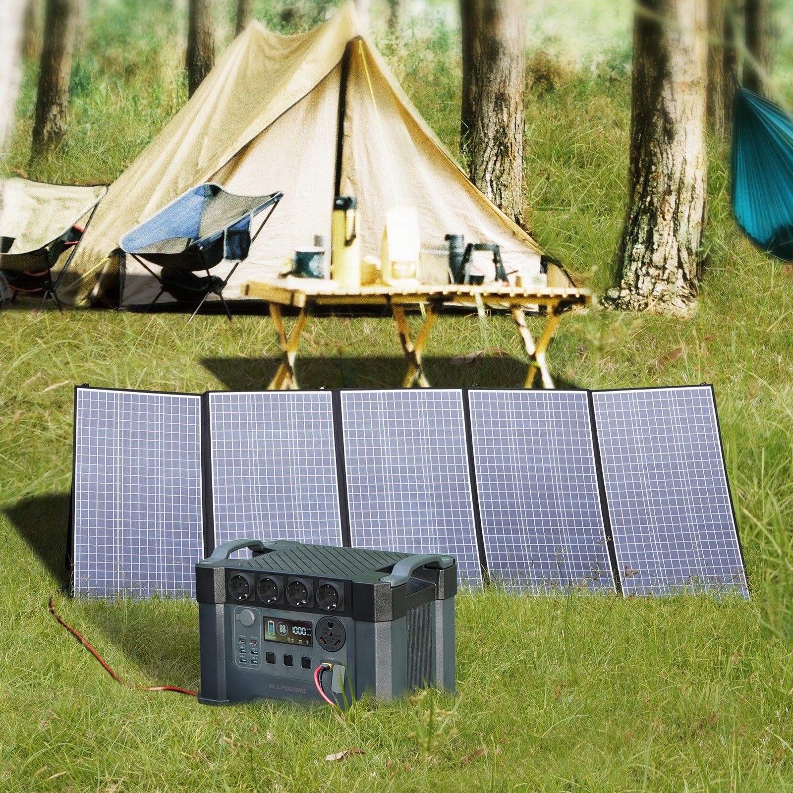 ALLPOWERS S2000 Pro kit solaire 2400W 1500Wh + 400W
