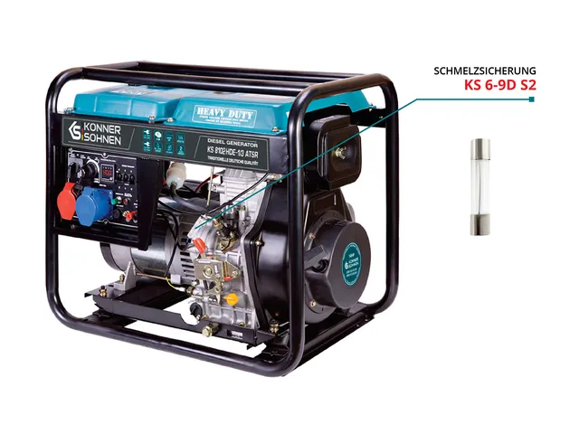 Könner & Söhnen HEAVY DUTY KS 6-9D S2 fusible générateur