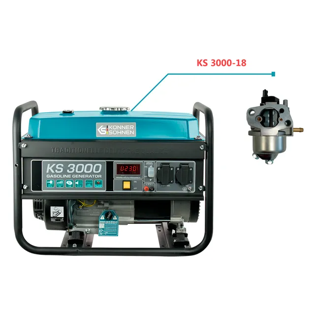 Könner & Söhnen KS 3000 carburateur groupe essence