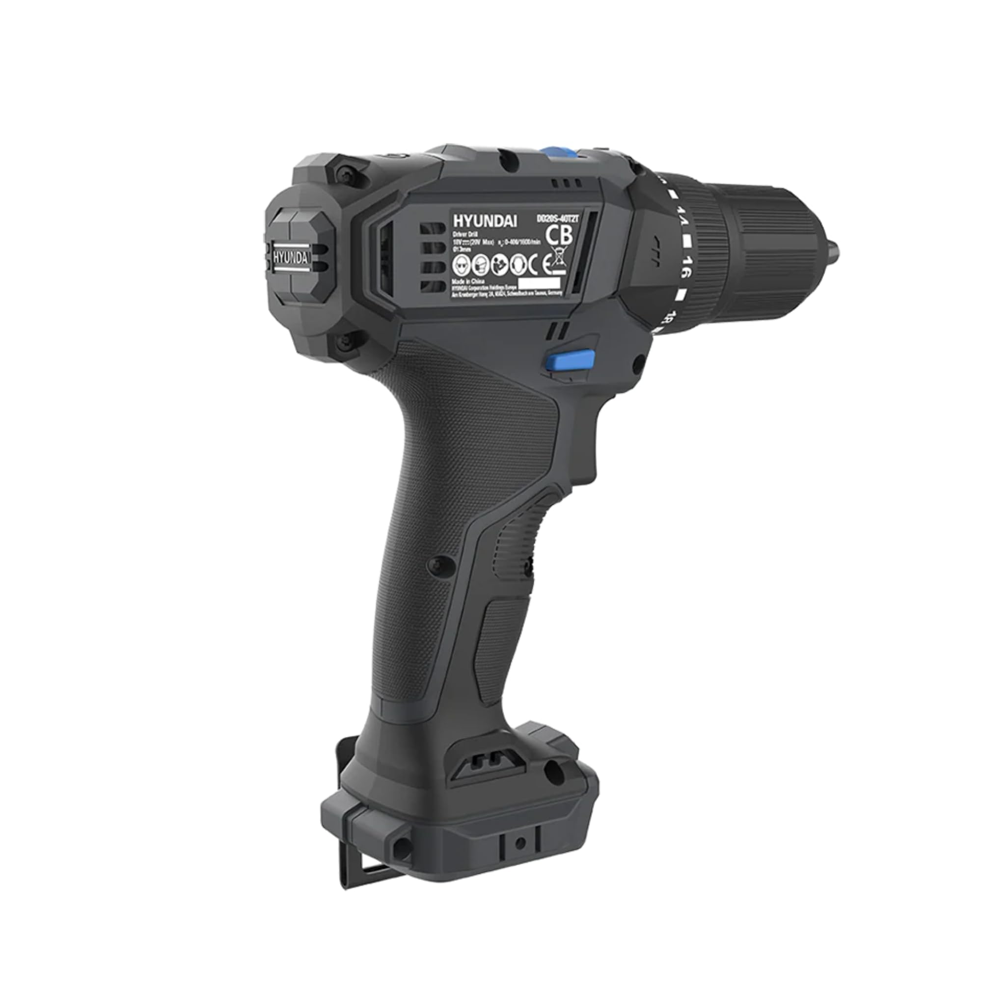 Hyundai perceuse visseuse 20V 40Nm batterie 2Ah incluse