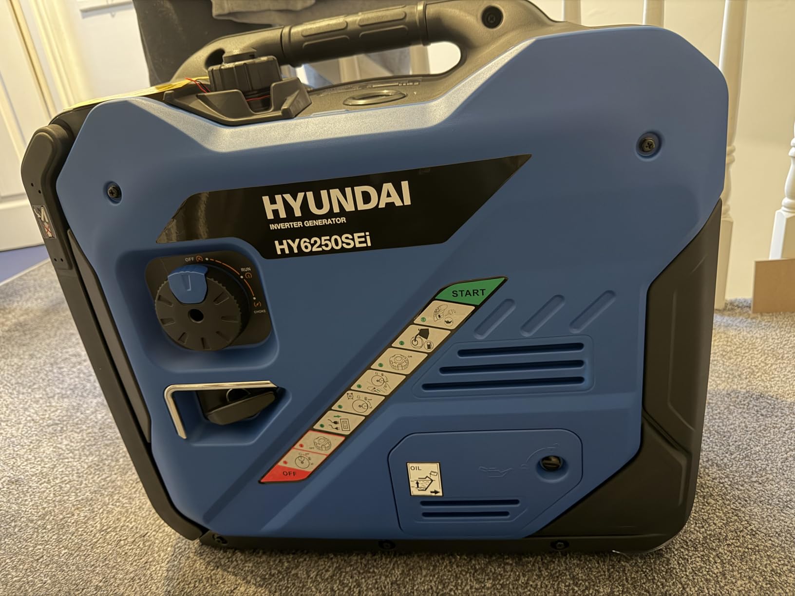 Hyundai Generator HY6250SEi générateur inverter essence 5500W