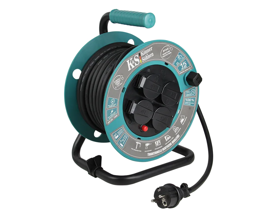 Könner & Söhnen K&S BASIC KS CR-15M rallonge 15 m IP44 4 prises