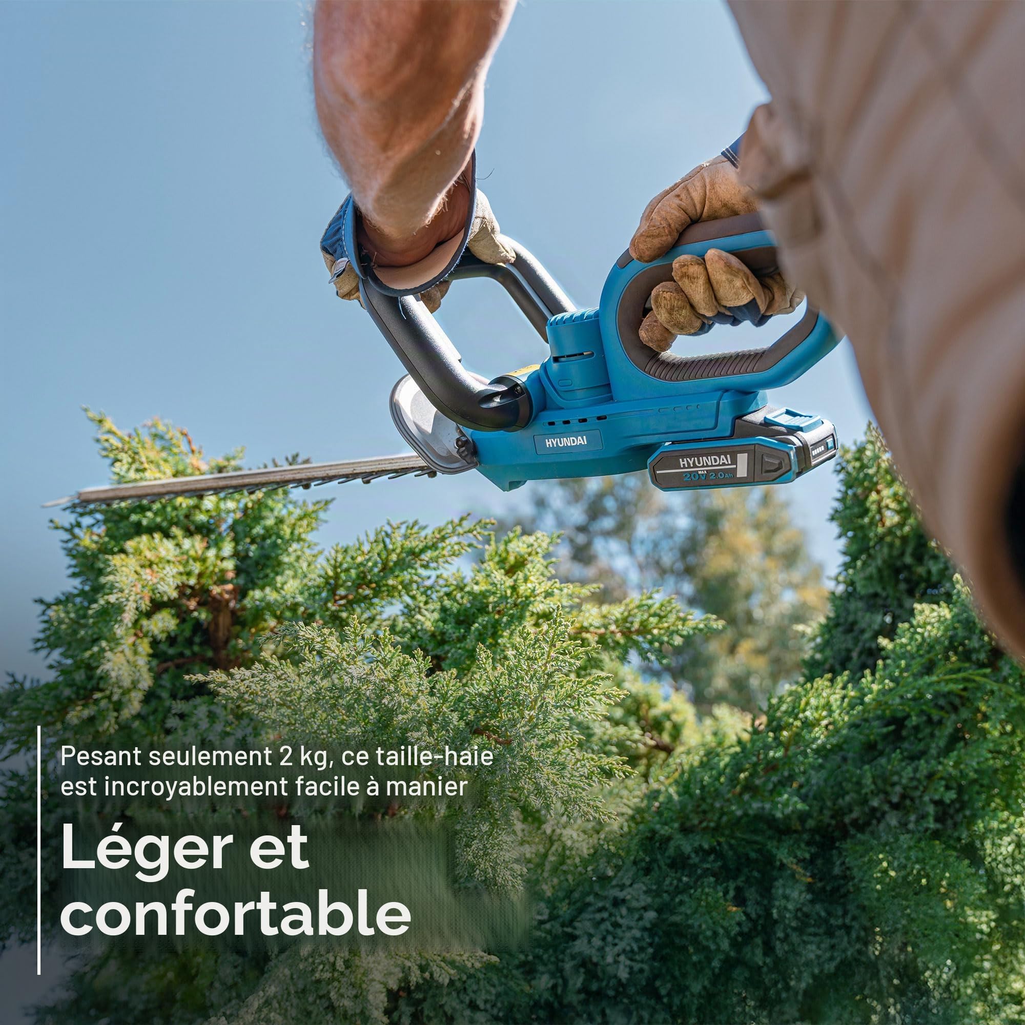 Hyundai Garden Tools HY20CHT taille-haie sans fil 20V 510 mm