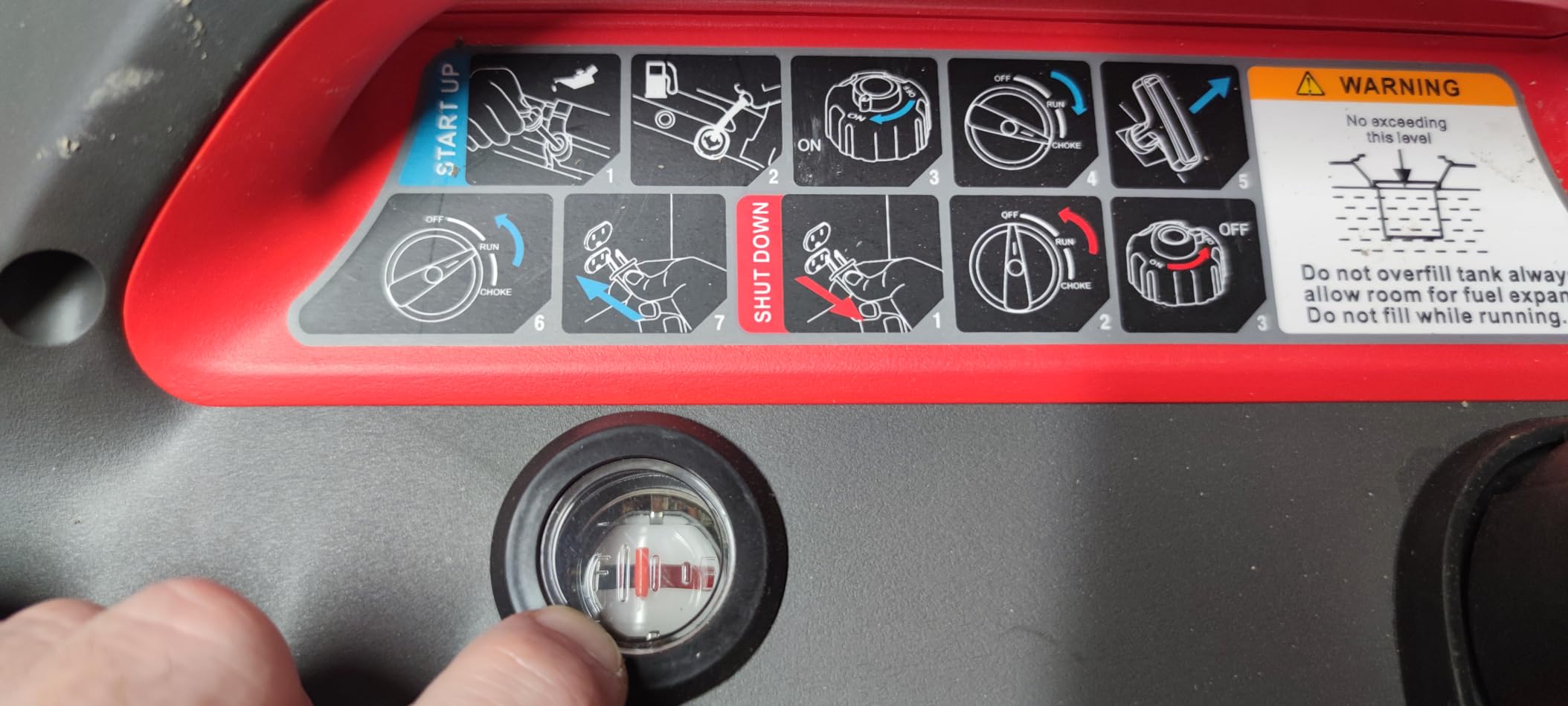 Loncin GR2300iS groupe électrogène inverter 2300W USB rouge