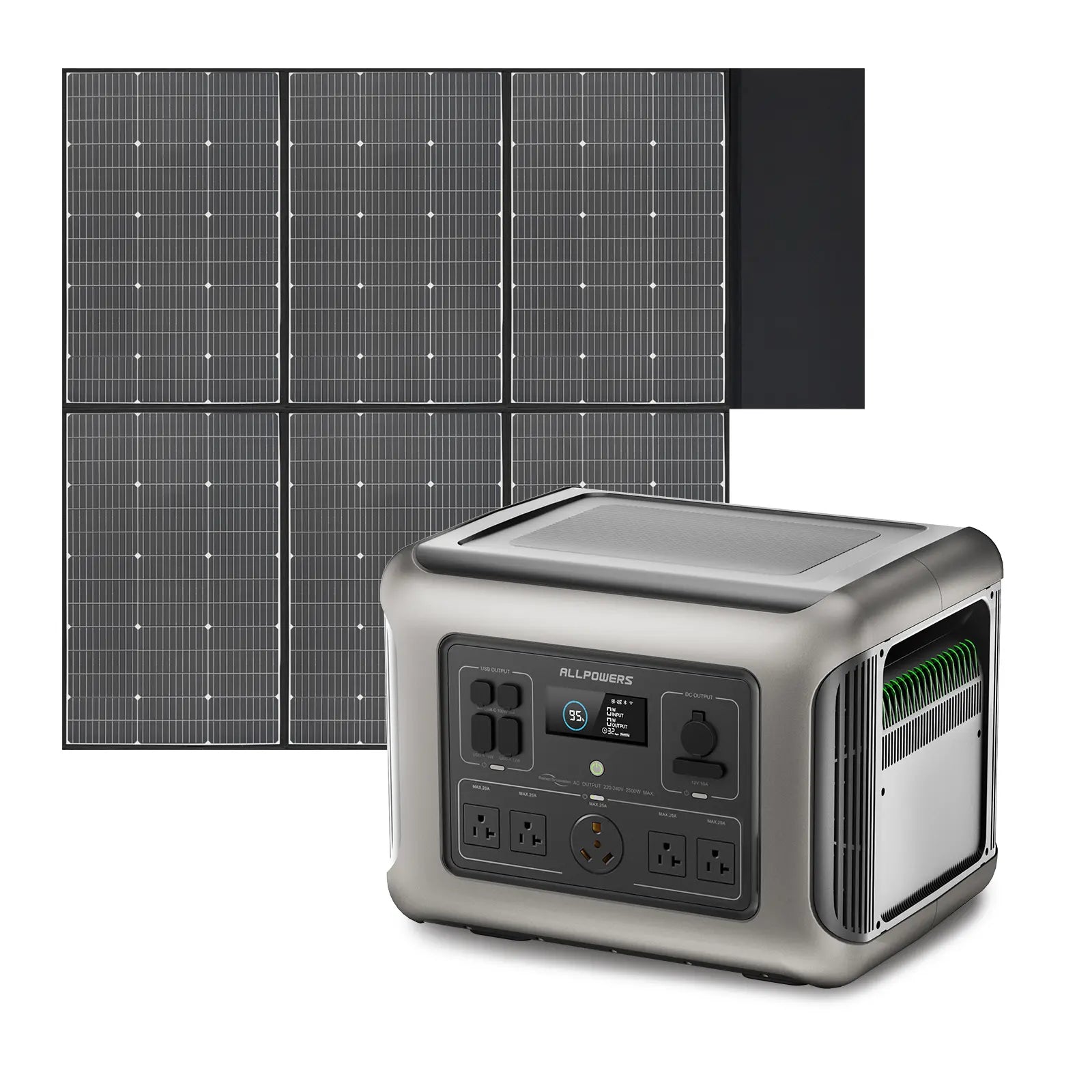 ALLPOWERS R2500 Plus générateur solaire 2500W + 600W