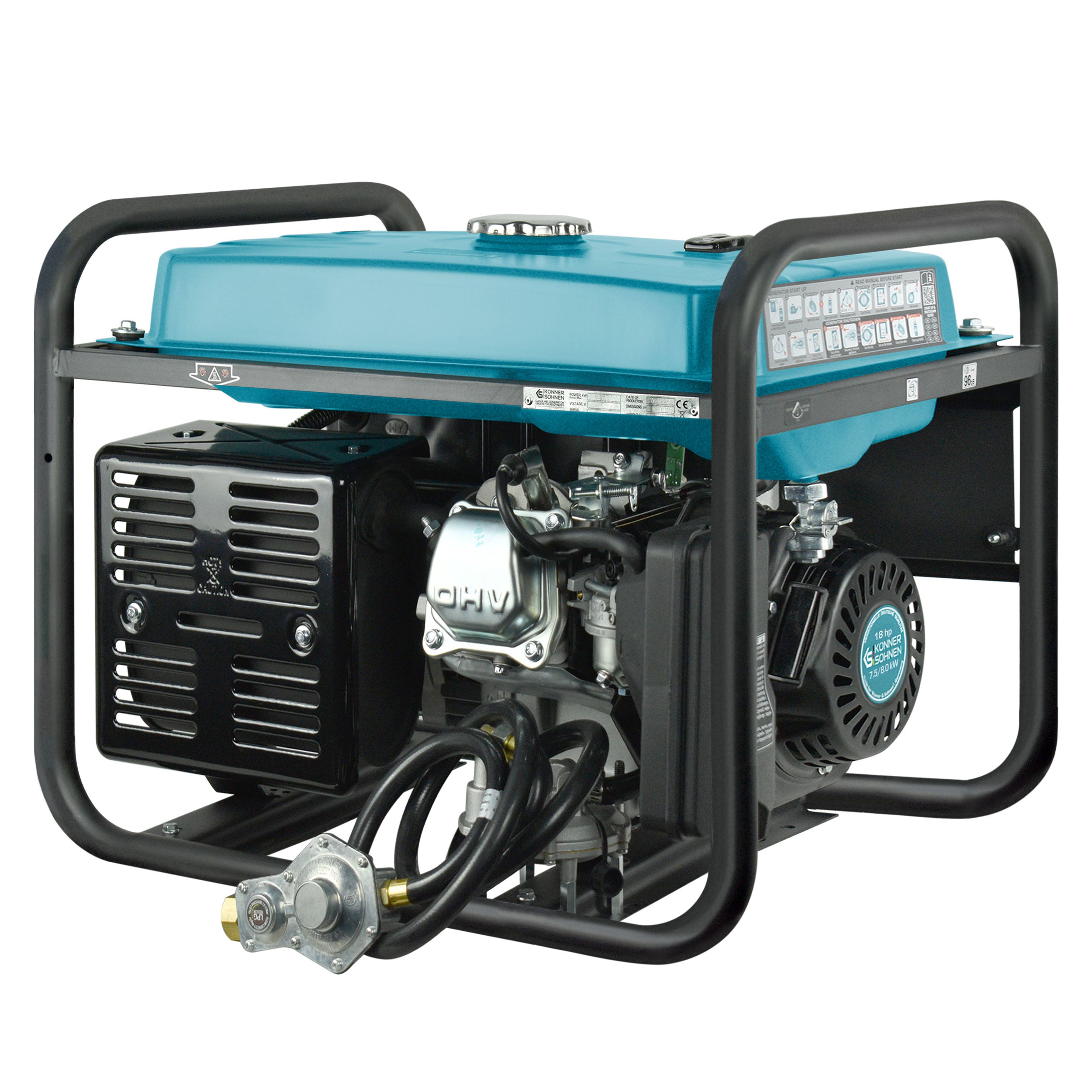 Könner & Söhnen KS 10000E G groupe gaz-essence 8 kW