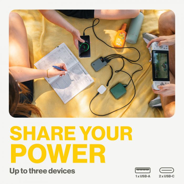 POWERTEC Batterie externe 5000 mAh randonnée voyage