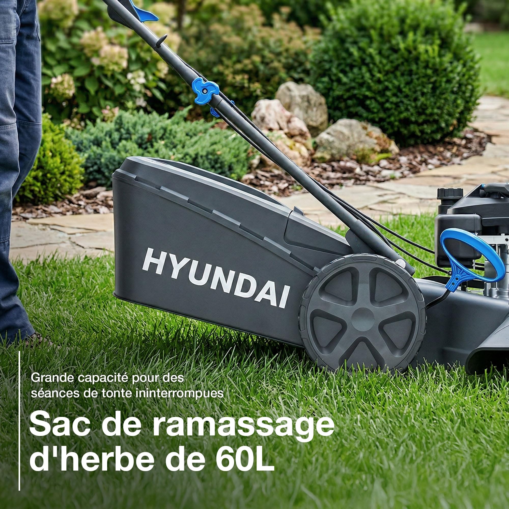 Hyundai HYM20200SPX tondeuse thermique autotractée 51 cm 60 L
