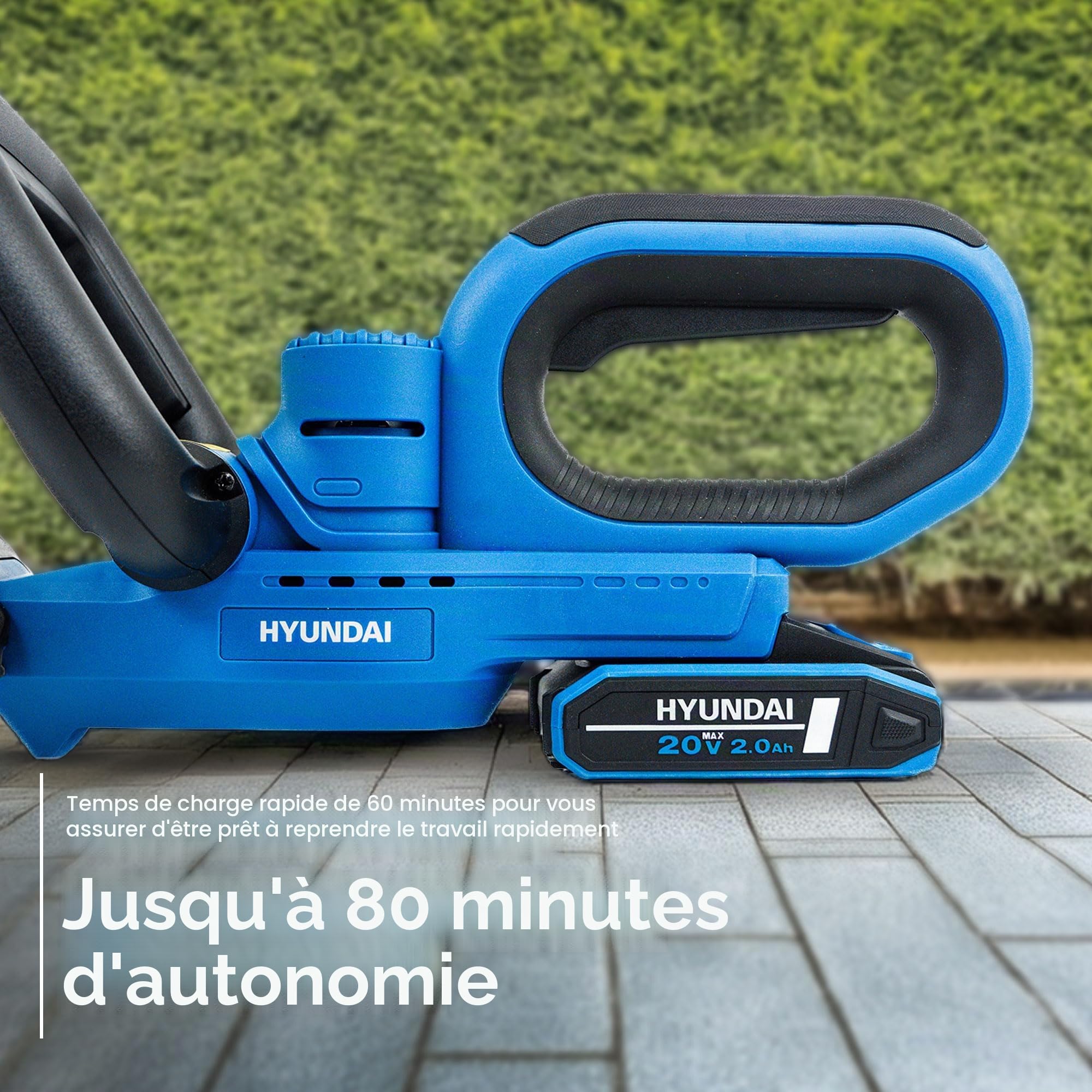 Hyundai Garden Tools HY20CHT taille-haie sans fil 20V 510 mm