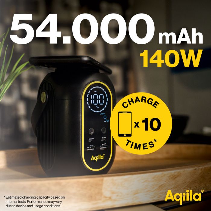 Powertec Kit Tactic Solaire 24W + station 54000mAh 140W