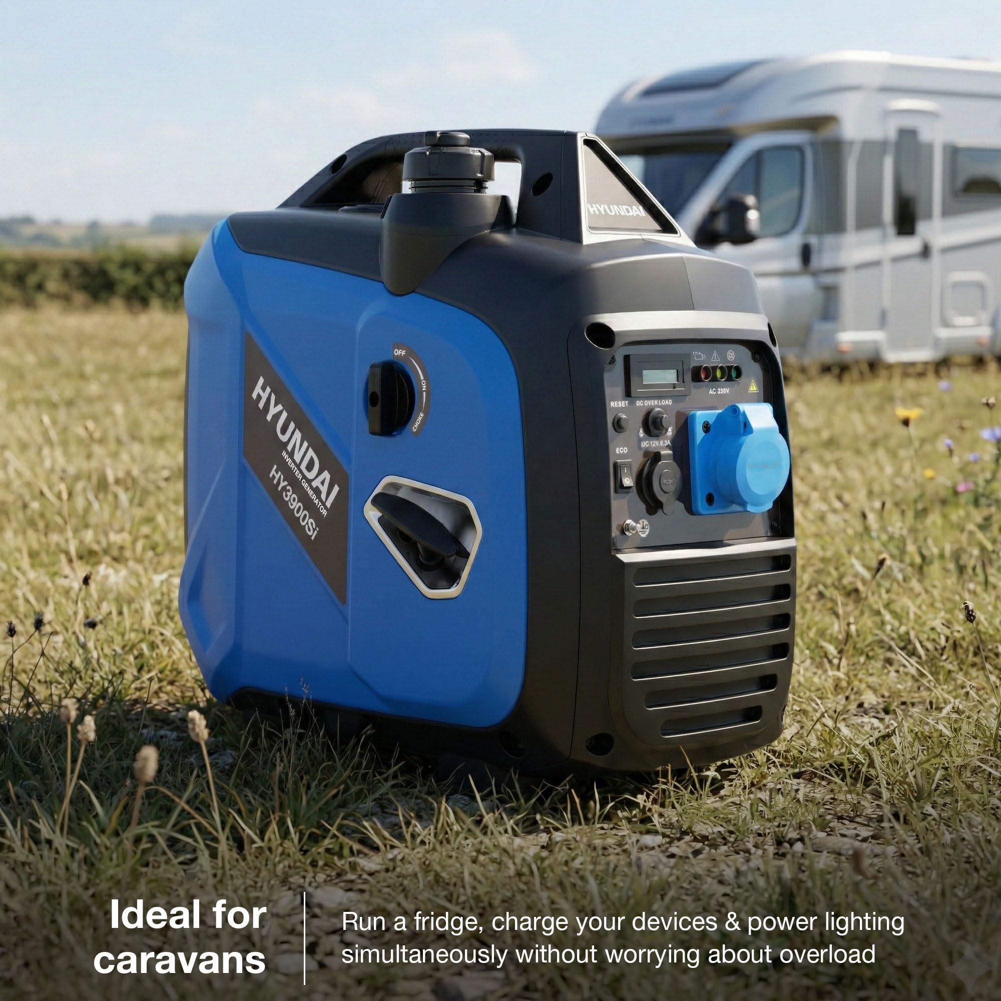 Hyundai Generator HY3900Si groupe inverter essence 3300W caravane