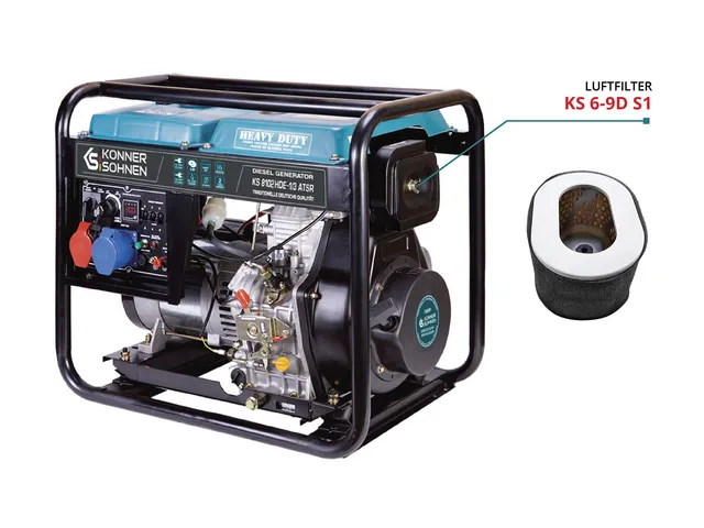 Könner & Söhnen HEAVY DUTY KS 6-9D S1 filtre à air diesel