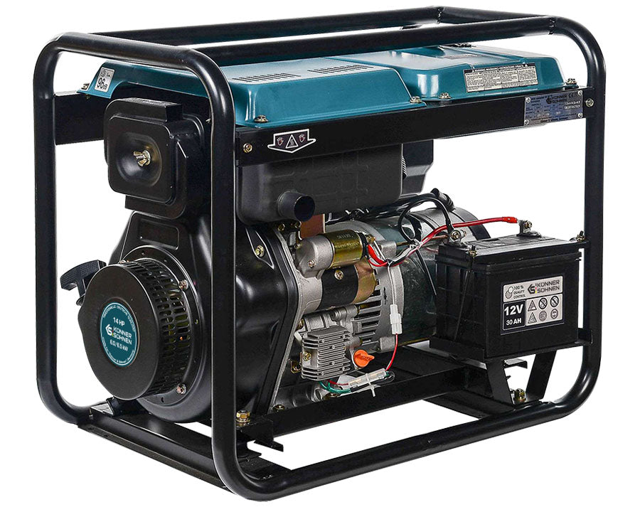 Könner & Söhnen HEAVY DUTY KS 8100HDE groupe diesel 6000W