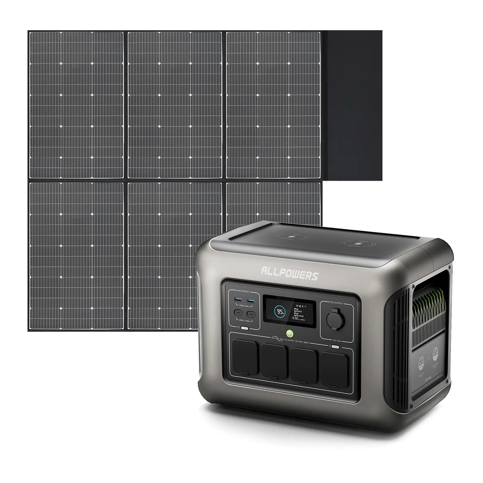 ALLPOWERS Solar Generator R1500 LITE station 1056Wh 1600W + panneau 600W