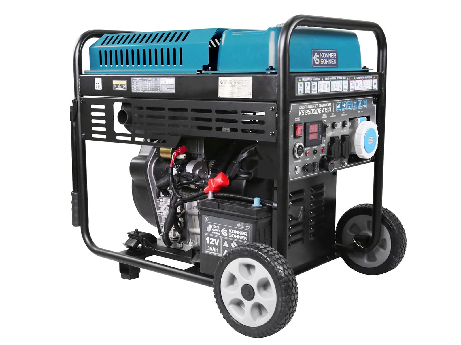 Könner & Söhnen KS 9500iDE ATSR groupe inverter diesel 10 kW