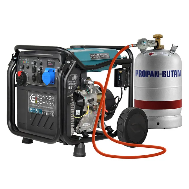 Könner & Söhnen DUAL FUEL KS 8100iEG groupe électrogène 8000 W recond.