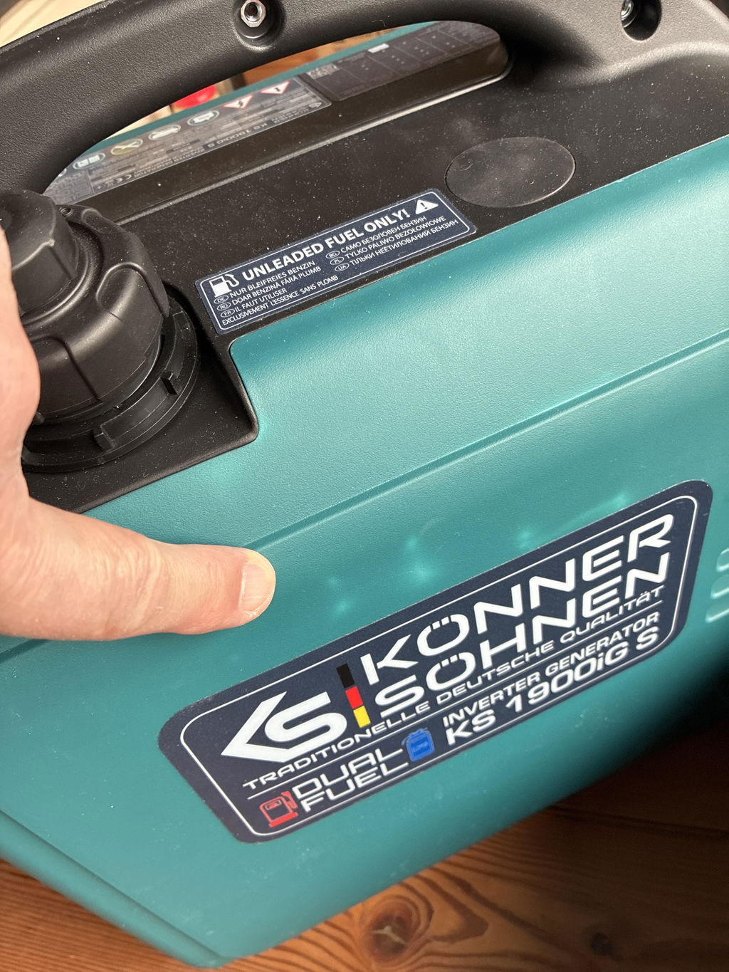Könner & Söhnen DUAL FUEL KS 1900iG S groupe inverter 2 kW gaz