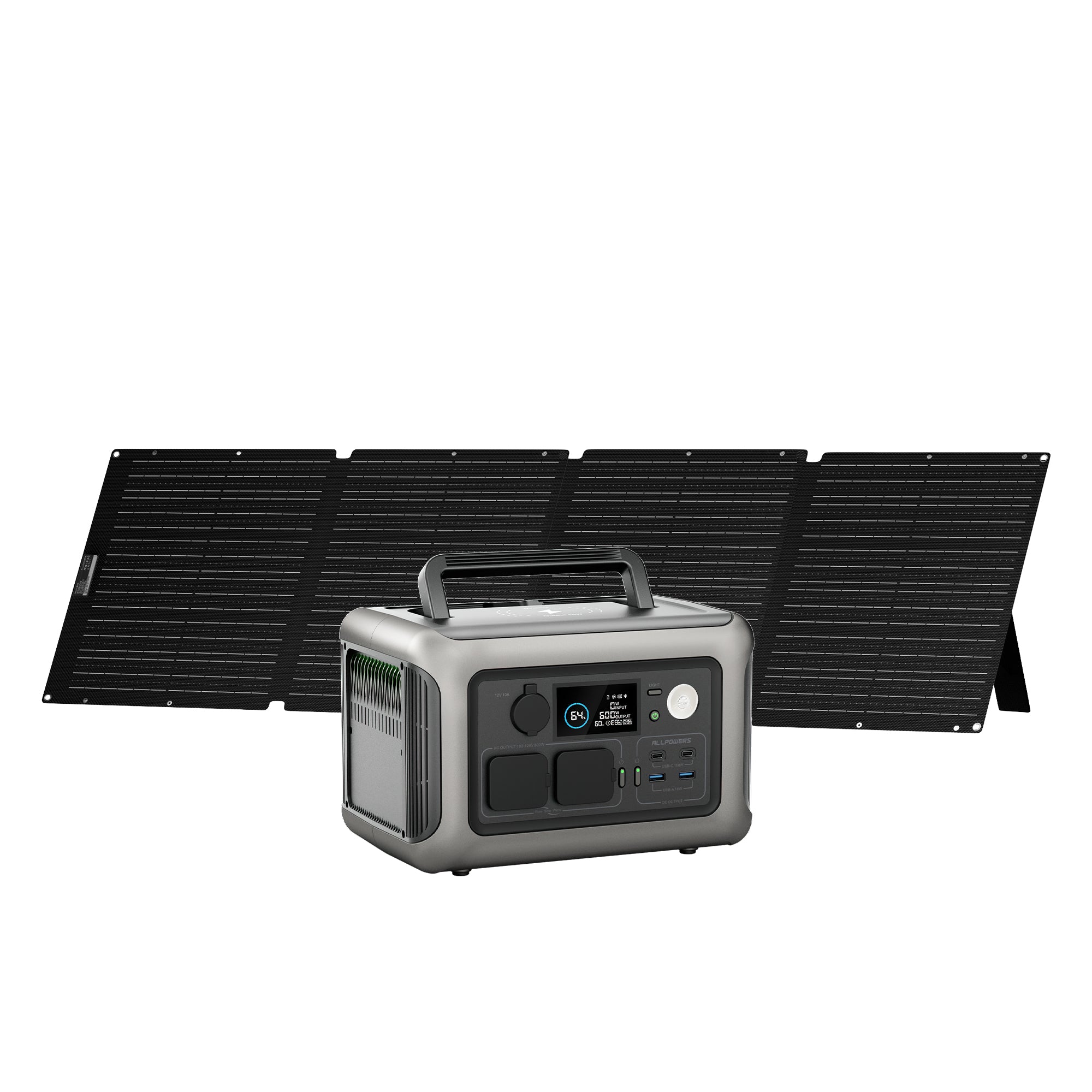 ALLPOWERS R600 station énergie 600W 299Wh + 200W noir