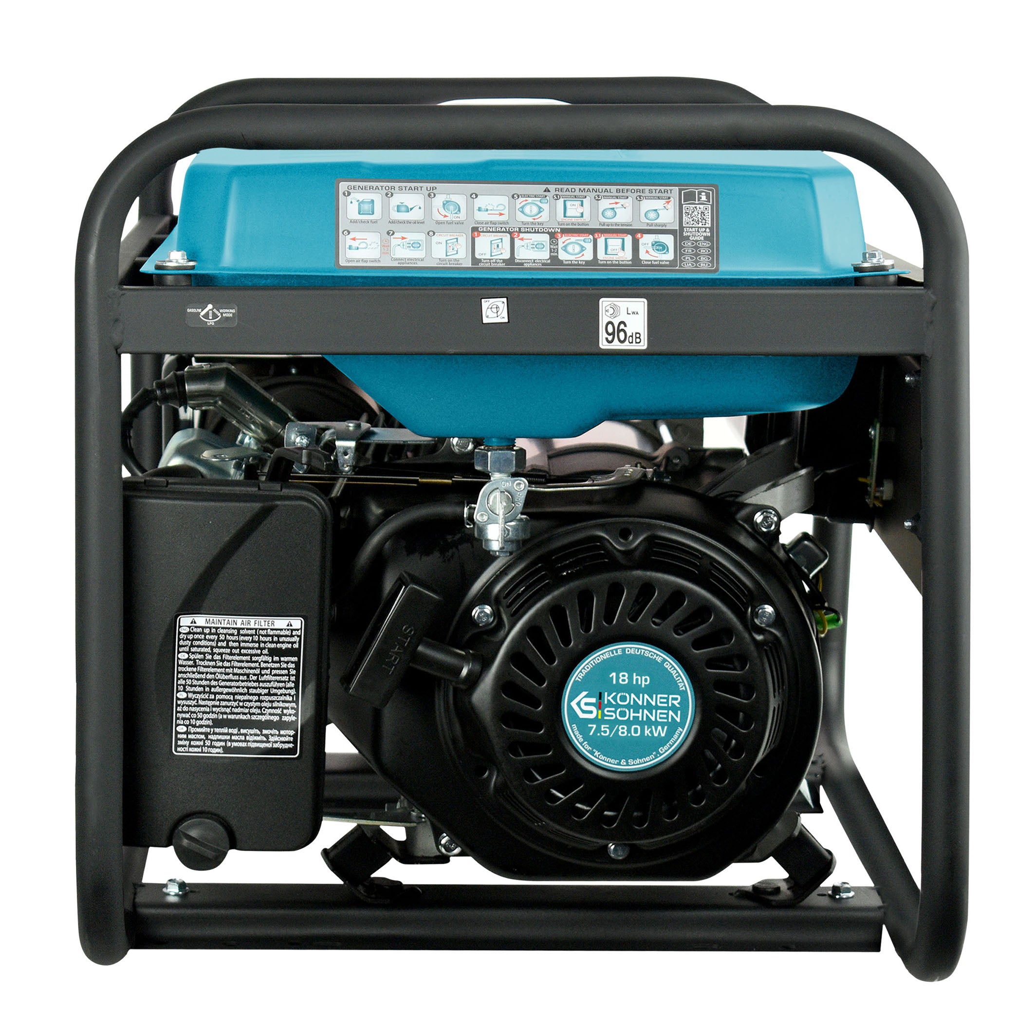 Könner & Söhnen KS 10000E 1/3 groupe électrogène essence 9 kW