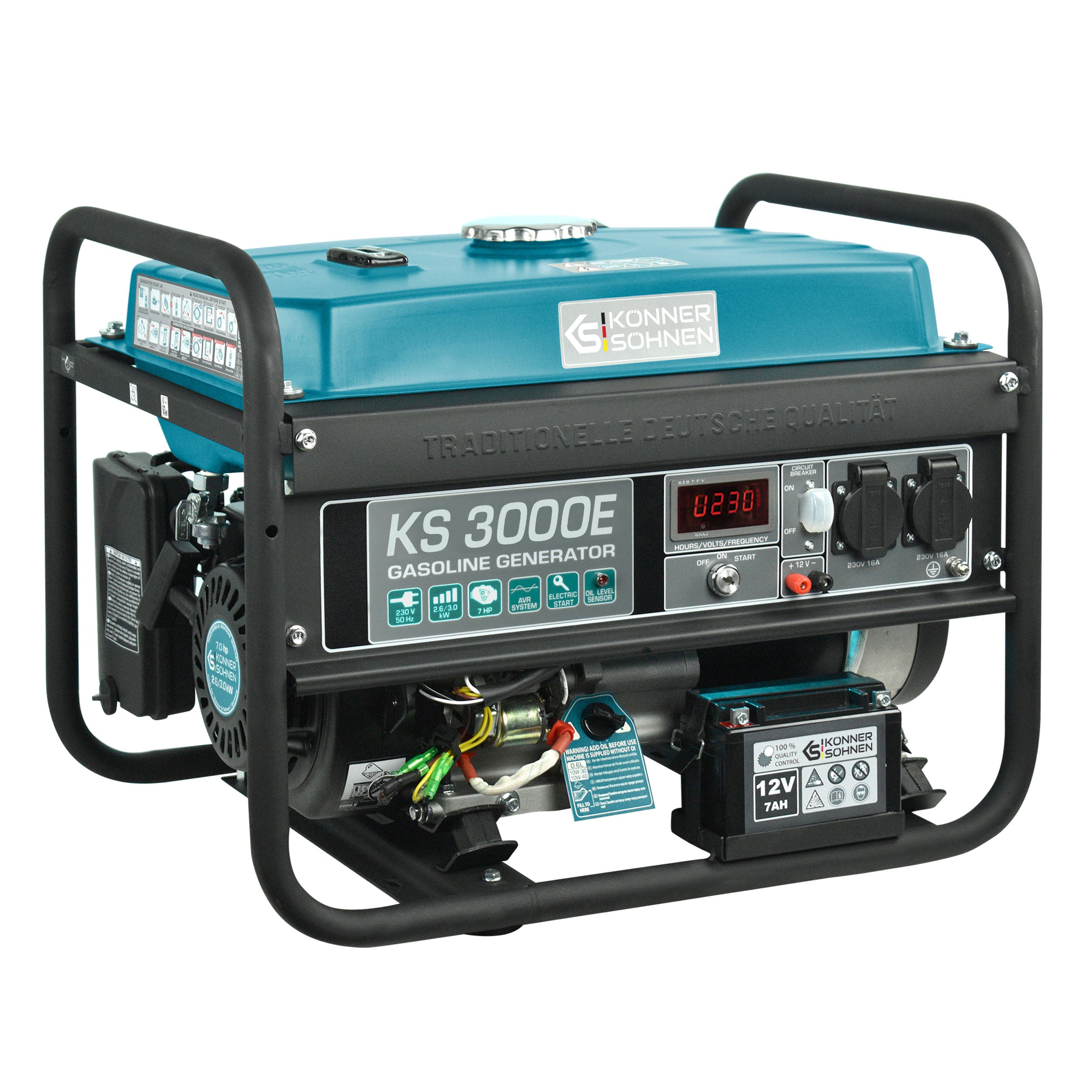 Könner & Söhnen KS 3000E groupe électrogène essence 3000W AVR