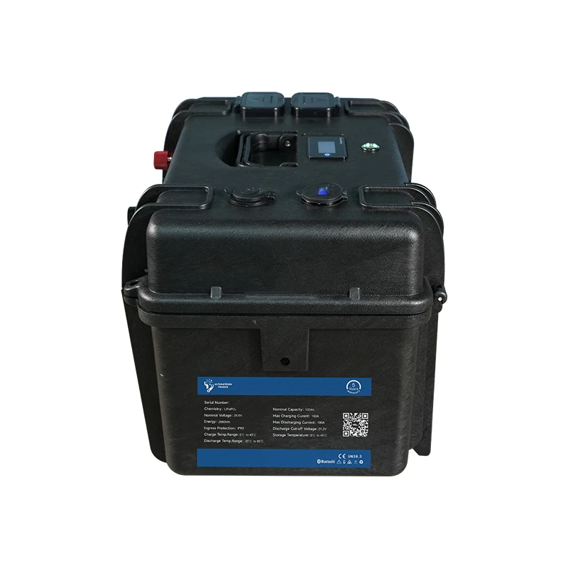 Ultimatron Valise Lithium 25,6V 100Ah batterie LiFePO4 2560Wh IP65