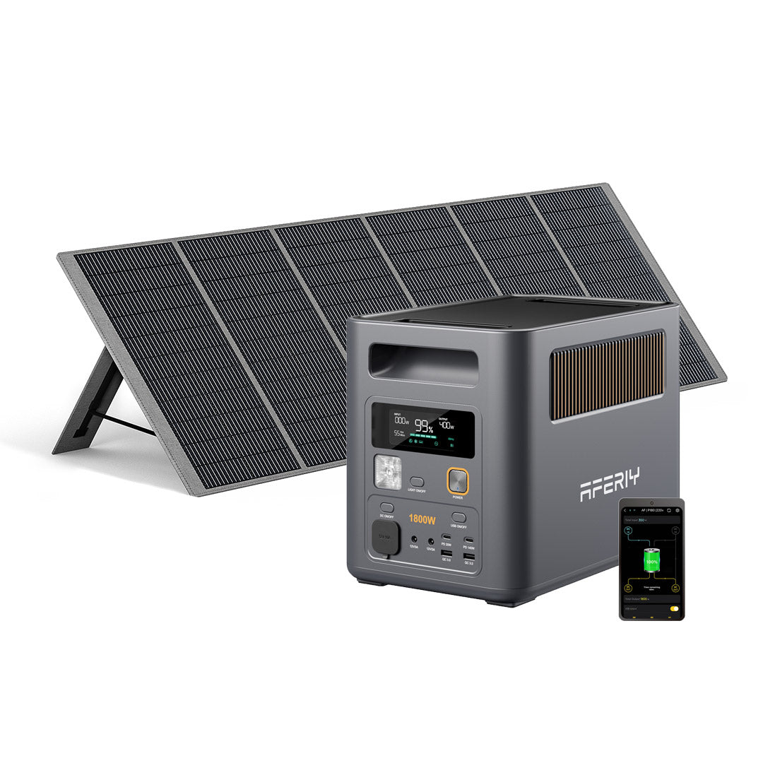 AFERIY Nomad1800 Pro Générateur solaire 1800W + 400W