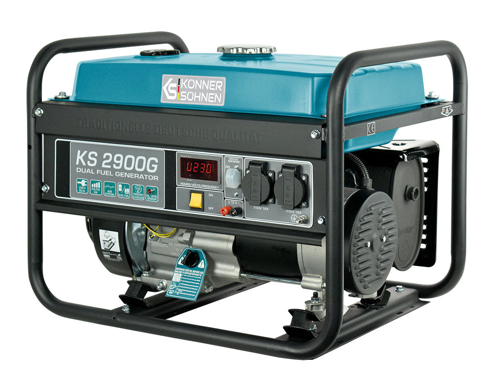 Könner & Söhnen KS 2900G Groupe dual fuel gaz-essence