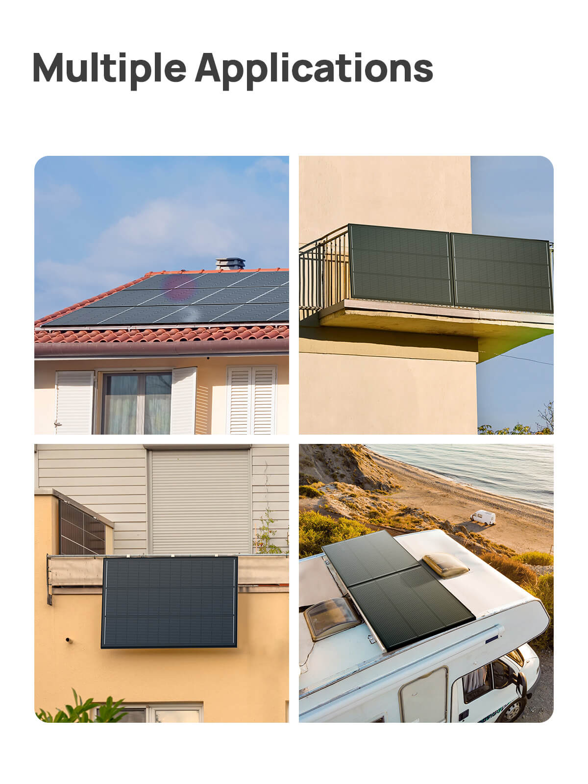 AFERIY AF-SG120 panneau solaire rigide 120W IP68