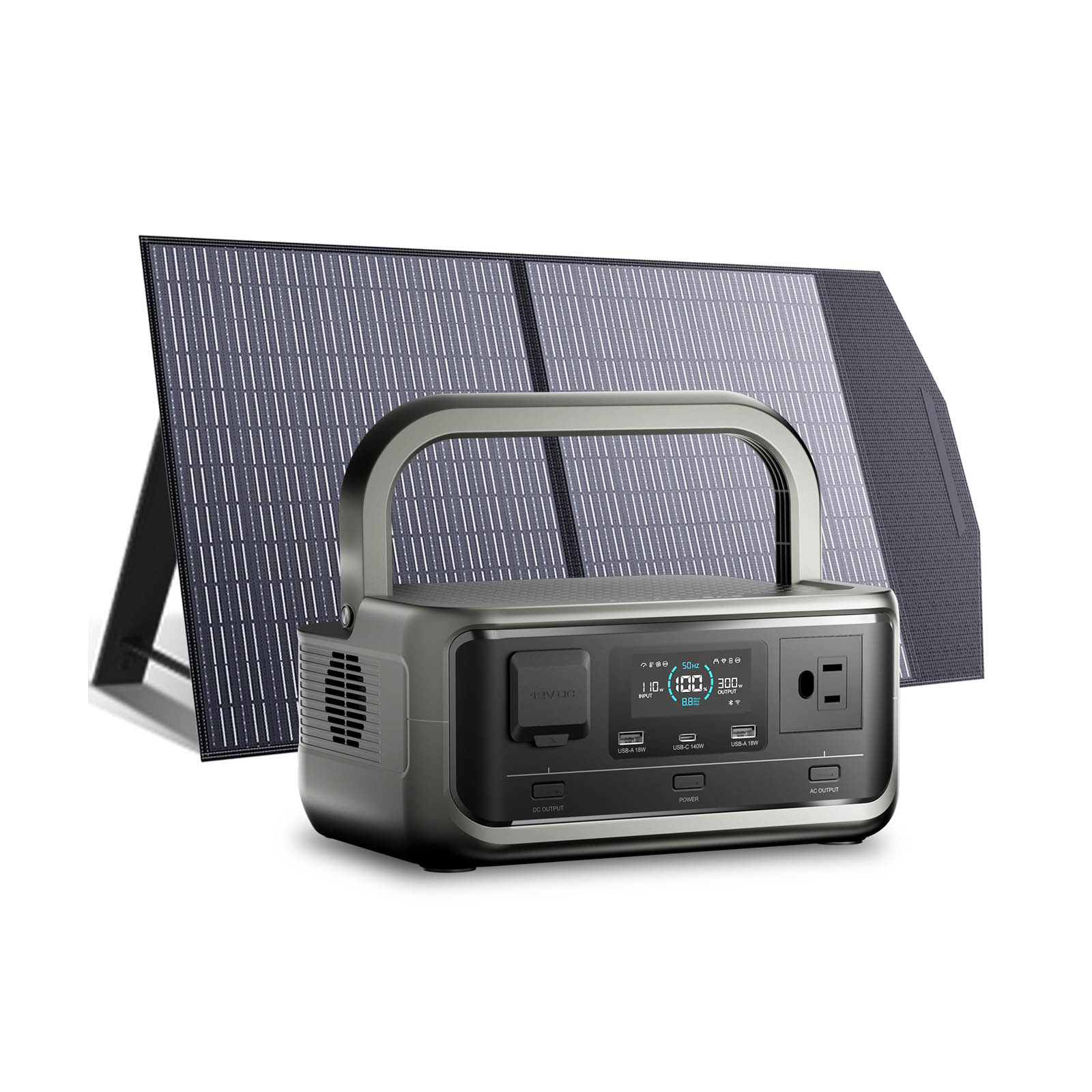 ALLPOWERS Solar Generator VOLIX P300 station 256Wh 300W + panneau 100W