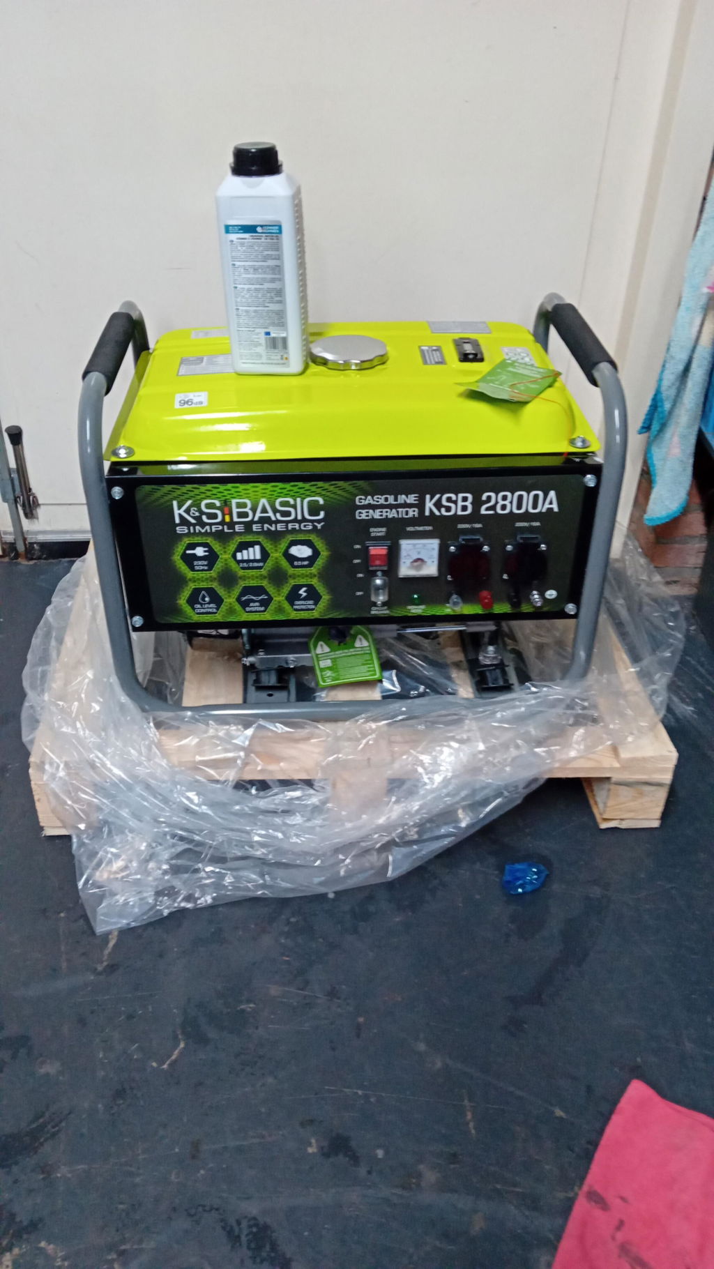 K&S BASIC KSB 2800A groupe électrogène essence 2,8 kW manuel