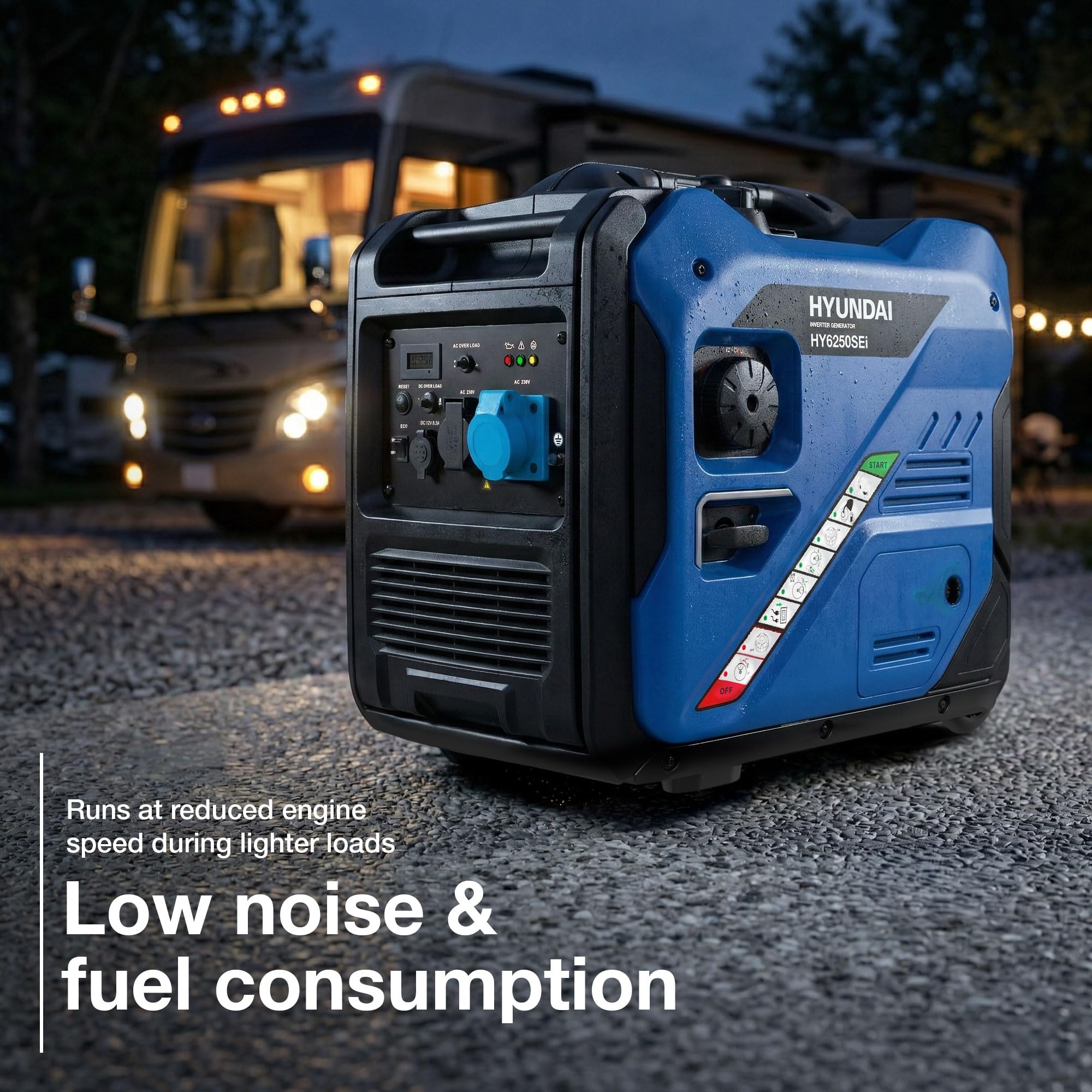 Hyundai Generator HY6250SEi générateur inverter essence 5500W