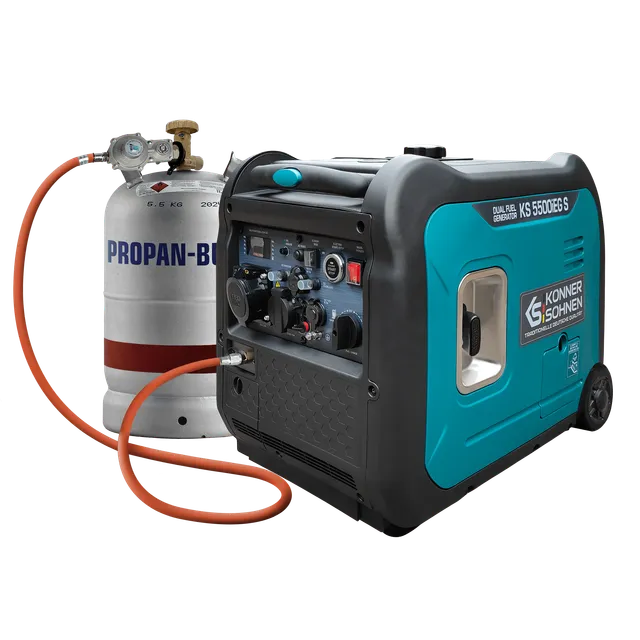 Könner & Söhnen DUAL FUEL KS 5500iEG S groupe inverter essence gaz