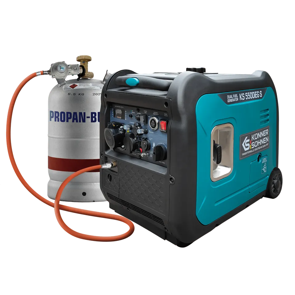 Könner & Söhnen DUAL FUEL KS 5500iEG S groupe inverter essence gaz