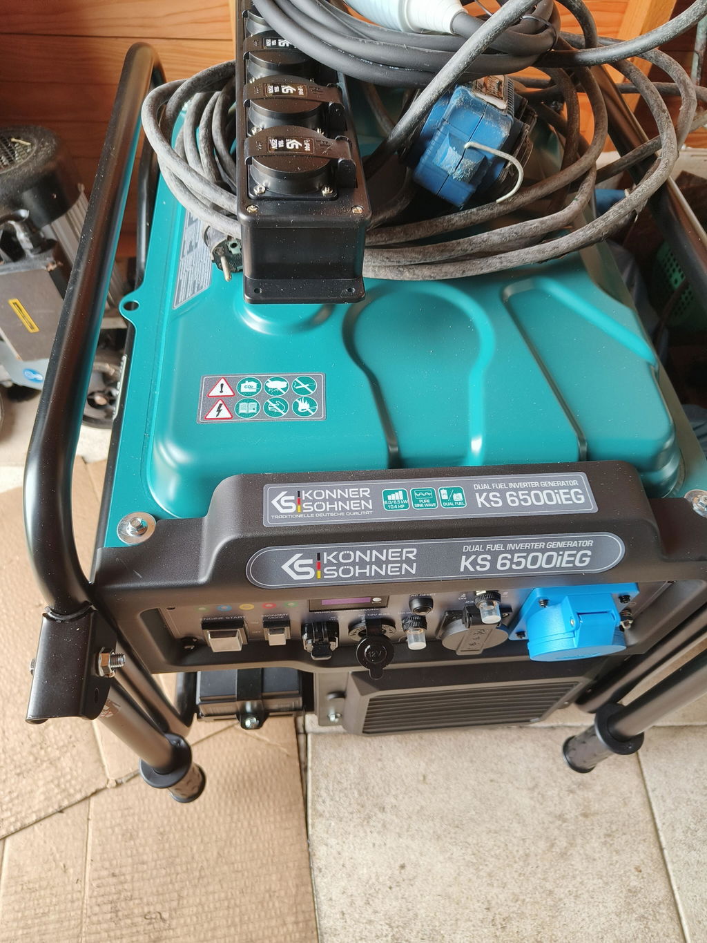 Könner & Söhnen DUAL FUEL KS 6500iEG groupe 6000W gaz
