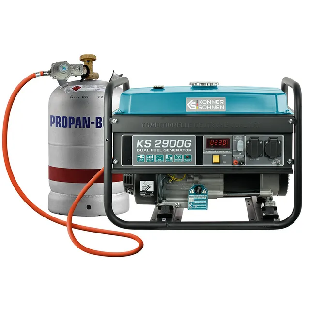 Könner & Söhnen KS 2900G Groupe dual fuel gaz-essence