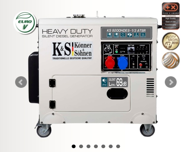Könner & Söhnen KS 10000E 1/3 groupe électrogène essence 9 kW