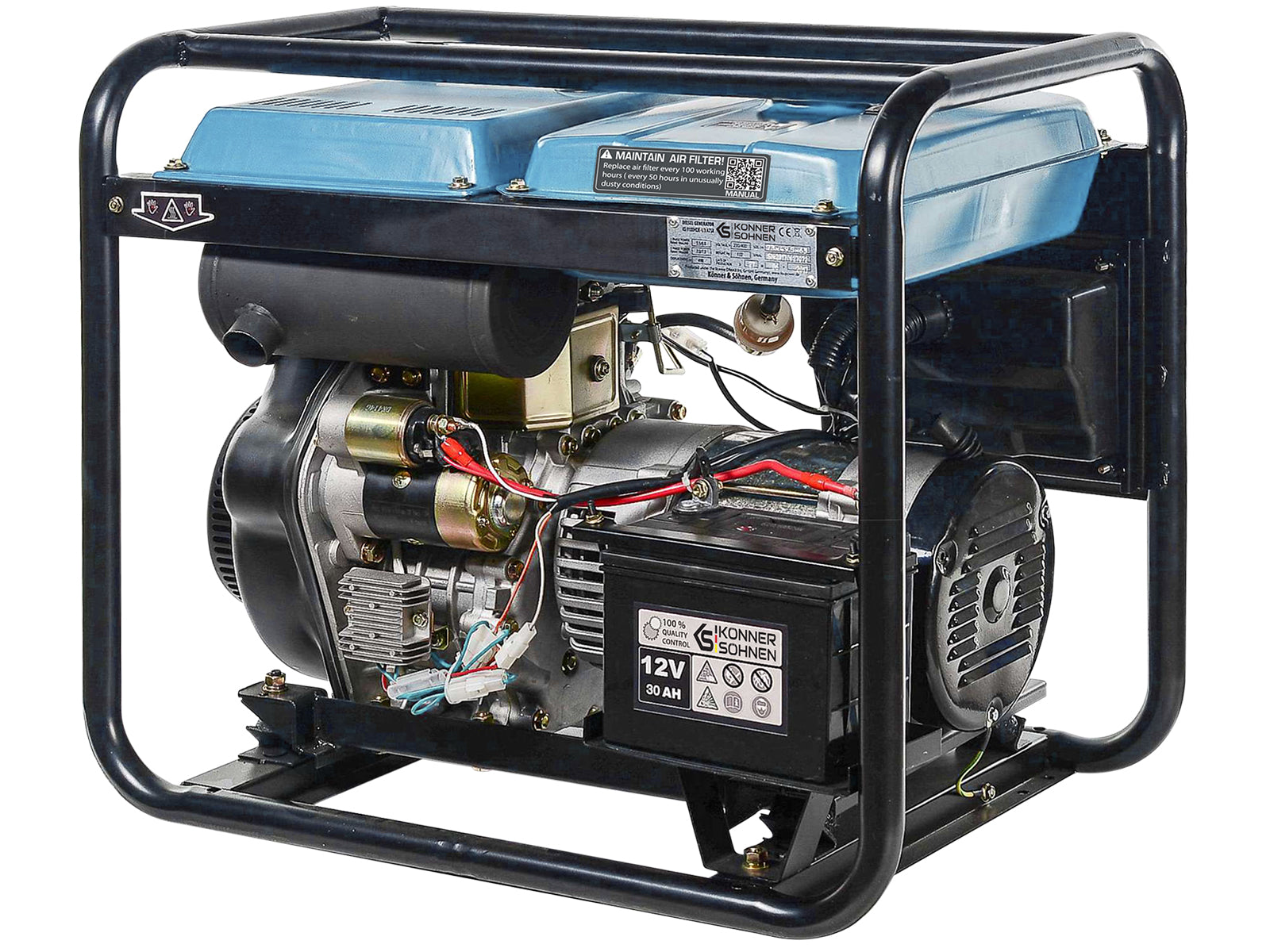 Könner & Söhnen KS 8100HDE groupe électrogène diesel ATSR
