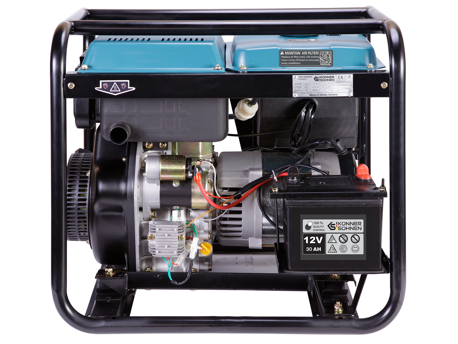 Könner & Söhnen KS 8100HDE groupe électrogène diesel ATSR
