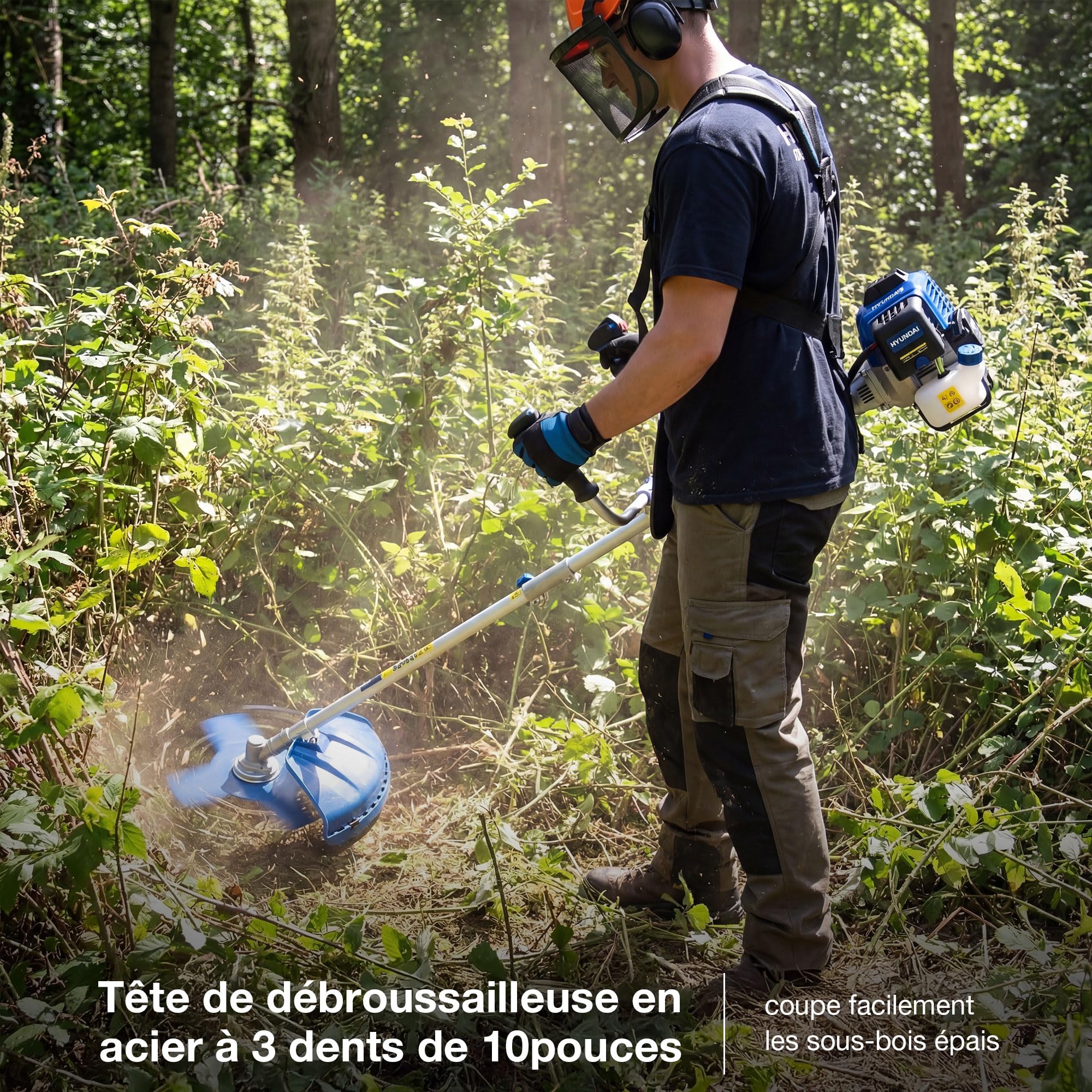 Hyundai HYBC5600X débroussailleuse thermique 56 cm3 2-en-1