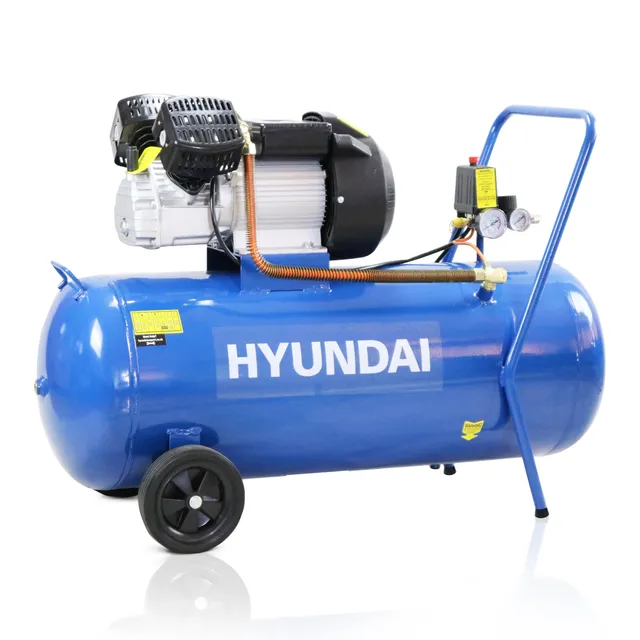 Hyundai HY30100V compresseur air 100 L 3 CV avec kit 5 pièces